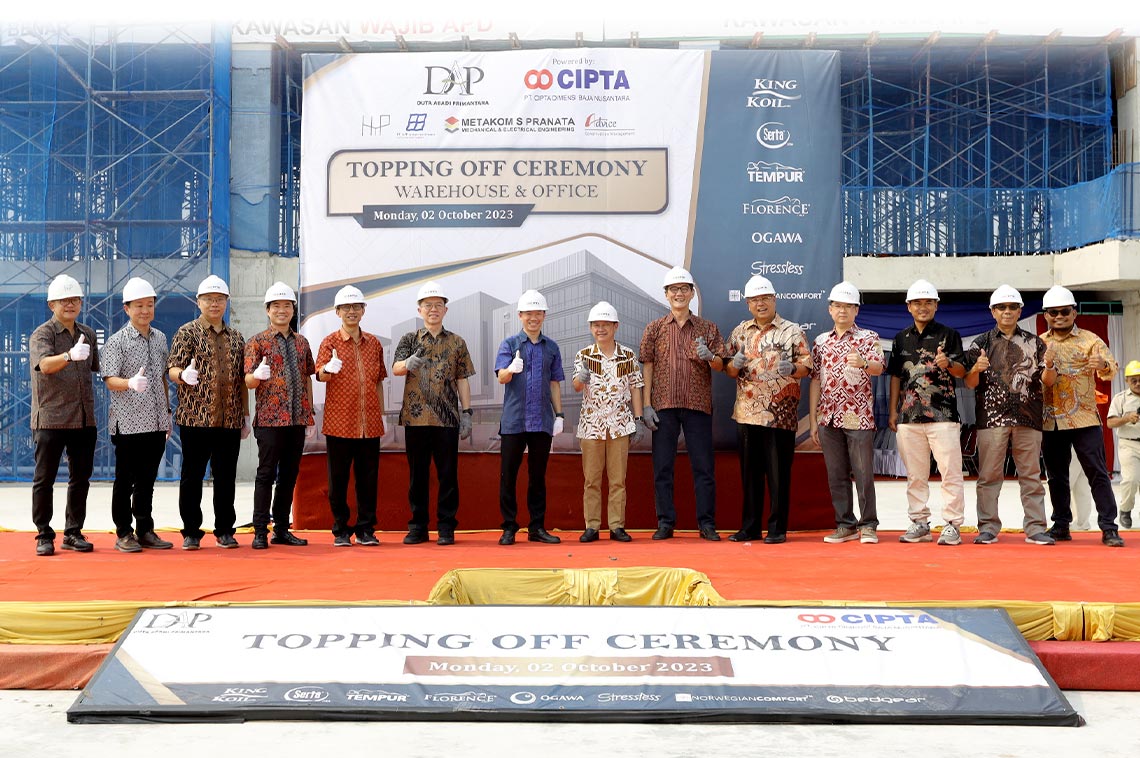 Topping Off Ceremony DAP Factory