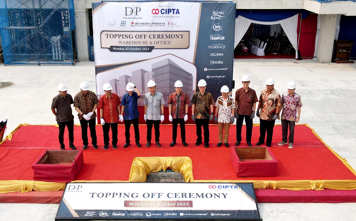 Topping Off Ceremony DAP Factory